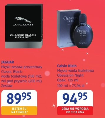 Męska woda toaletowa Calvin Klein Obsession Night, 125 ml promocja w Drogerie DM