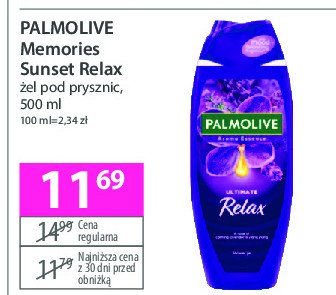 Żel pod prysznic sunset relax Palmolive memories of nature promocja