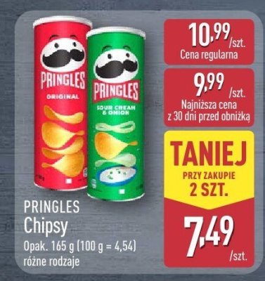 Chipsy PRINGLES promocja w Aldi
