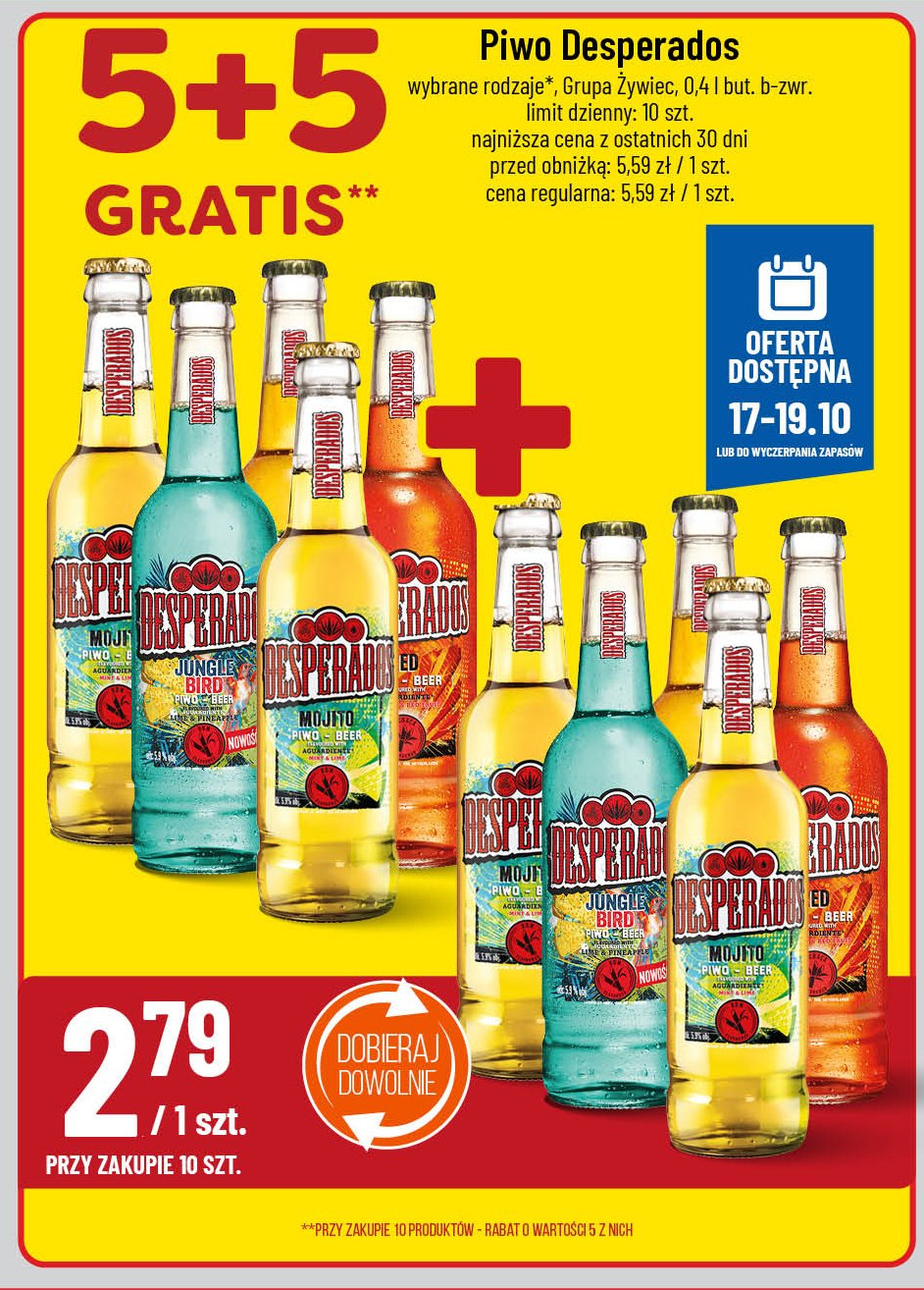 Piwo Desperados mojito Grupa żywiec desperados promocja w POLOmarket