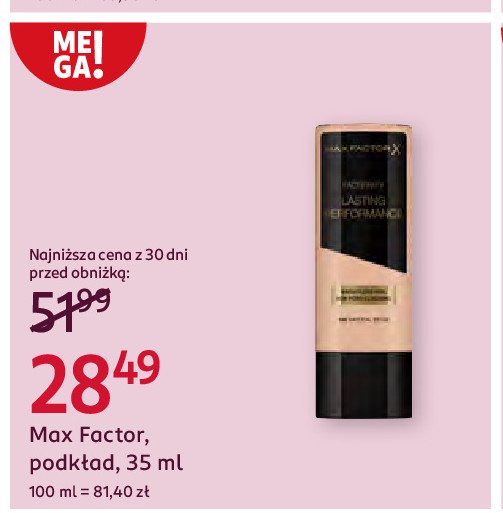 Podkład Max factor lasting performance promocja