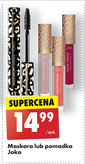 Pomadka velvet dream Joko Joko make-up promocja w Biedronka