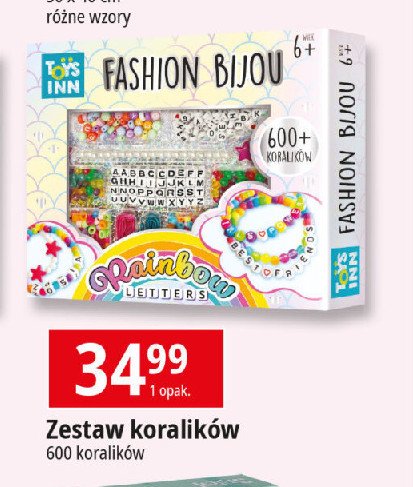 Zestaw koralików 600 el. Toys inn promocja w Leclerc