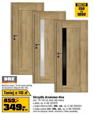 Skrzydło drzwiowe Alva promocja w OBI