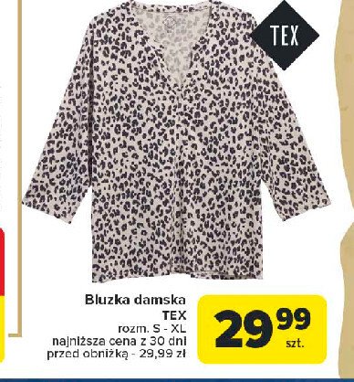 Bluzka damska rozm. s-xl Tex promocja w Carrefour