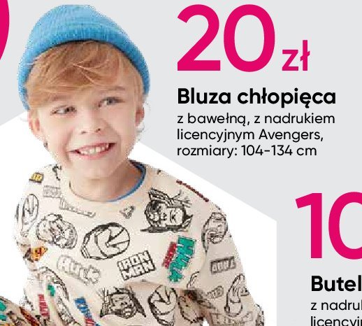 Bluza chłopięca avengers 104-134 cm promocja