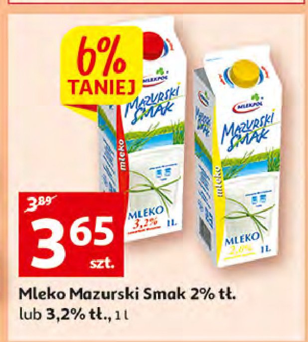 Mleko 2% Mazurski smak promocja