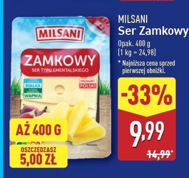 Ser zamkowy Milsani promocja