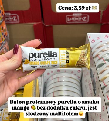Baton proteinowy Mango Crispy Rice promocja w Intermarche