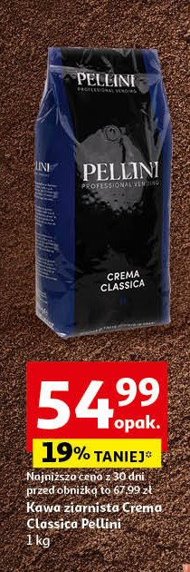 Kawa crema classica PELLINI promocja