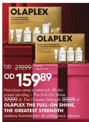 Zestaw kosmetyków OLAPLEX THE FULL-ON SHINE, THE GREATEST STRENGTH promocja w Super-Pharm