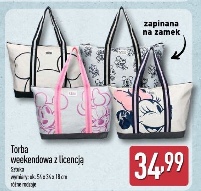 Torba weekendowa z licencją Aldi promocja w Aldi