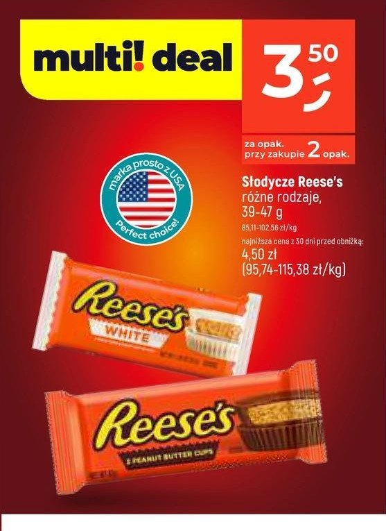 Babeczki white Reese's promocja