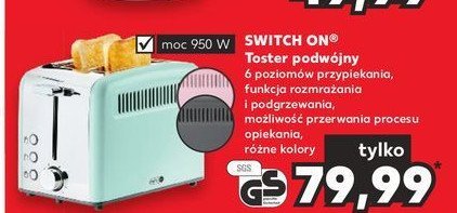Toster premium 800-950w Switch on promocja