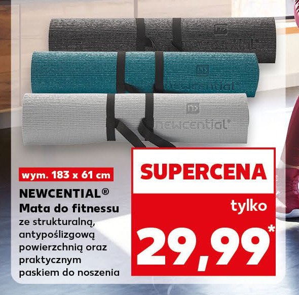 Mata fitness Newcential promocja w Kaufland