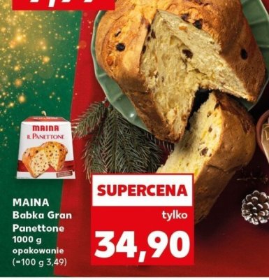 Babka Gran Panettone 1 kg promocja w Kaufland