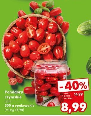 Pomidory rzymskie promocja
