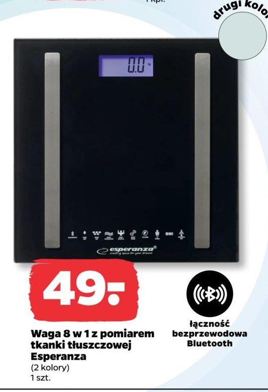 Waga łazienkowa 8w1 Esperanza promocja w Netto