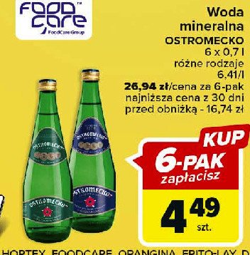 Woda gazowana Ostromecko promocja