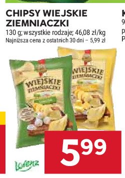 Chipsy o smaku cebulki Lorenz wiejskie ziemniaczki promocja