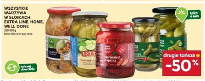 Warzywa w słoikach Extra Line, Home, Well Done wszystkie promocja w Stokrotka
