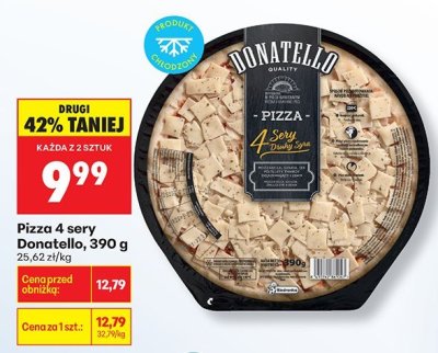 Pizza 4 sery Donatello, 390 g promocja w Biedronka