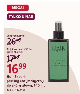 Peeling enzymatyczny do skóry głowy, 140 ml promocja w Rossmann