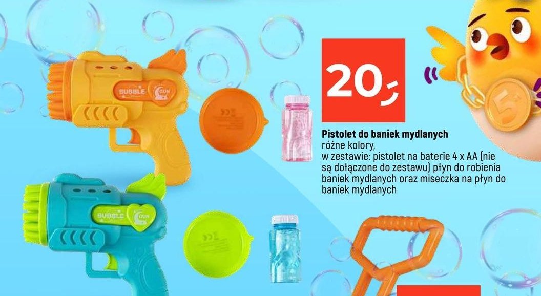 Pistolet do robienia baniek mydlanych promocja w Dealz