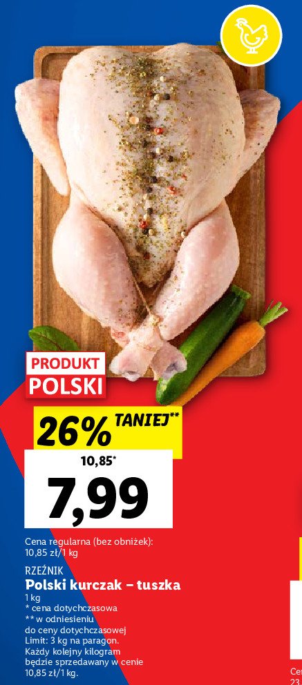 Polski kurczak - tuszka Rzeźnik codzienna dostawa promocja
