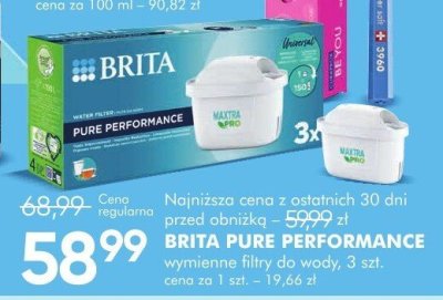 Brita Pure Performance wymienne filtry do wody promocja w Super-Pharm