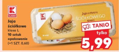 Jaja ściółkowe kl. l K-classic promocja