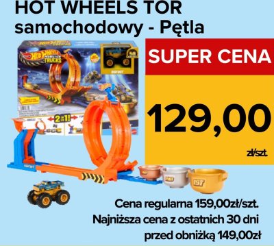 Tor samochodowy HOT WHEELS Pętla promocja w Supeco