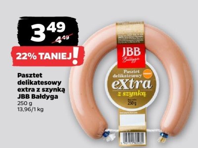 Pasztet delikatesowy extra z szynką 250 g promocja w Netto