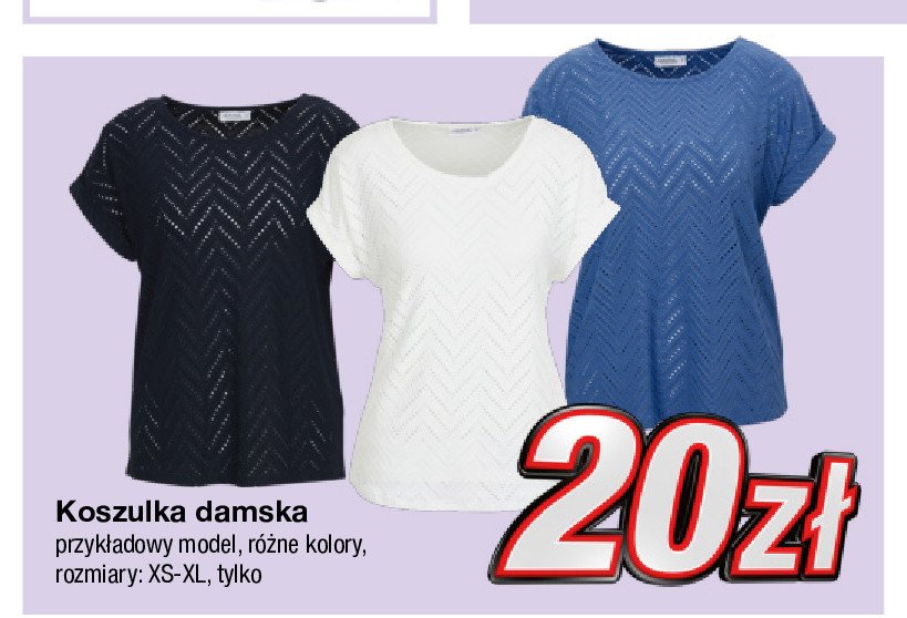 Koszulka damska rozmiar xs-xl promocja