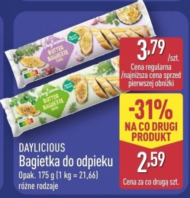 Bagietka do odpieku różne rodzaje promocja w Aldi
