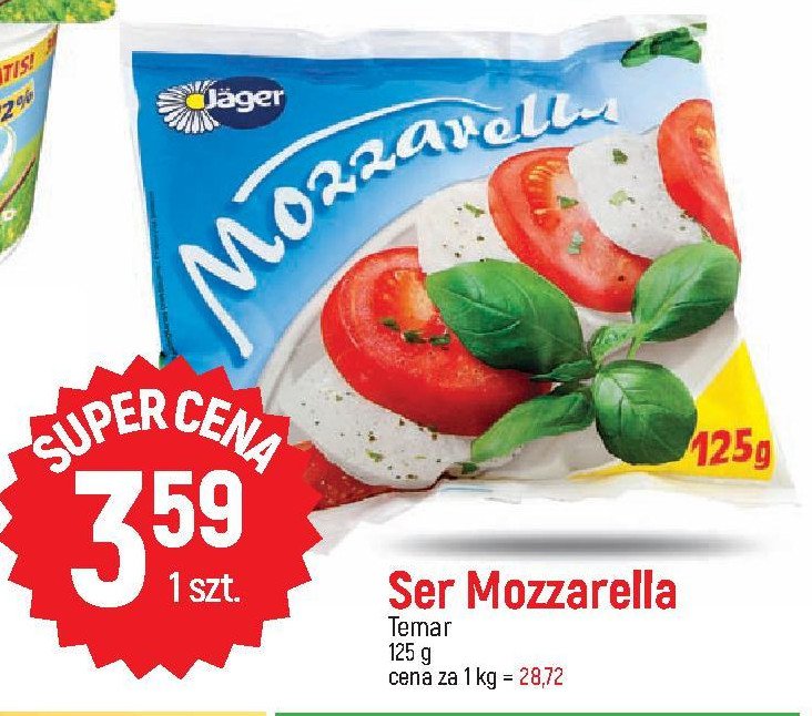 Mozzarella w solance Jager promocja