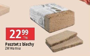 Pasztet z blachy Warmia promocja