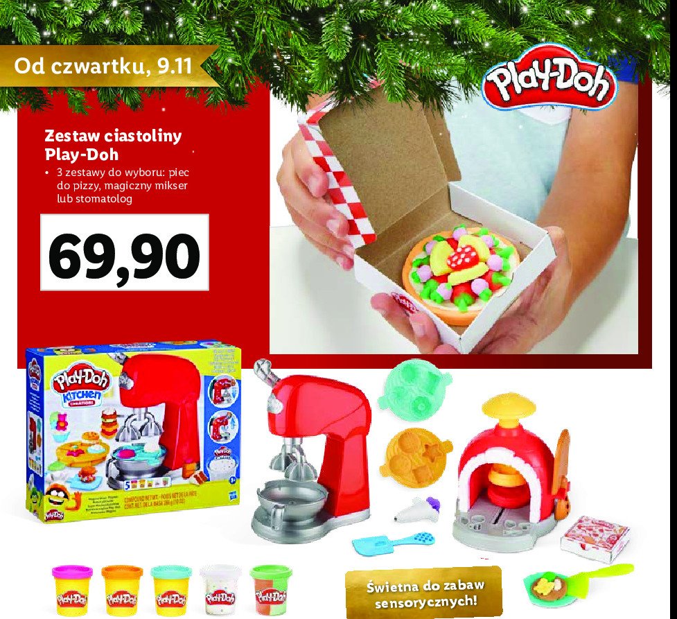 Ciastolina piec do pizzy Play-doh kitchen creations promocja