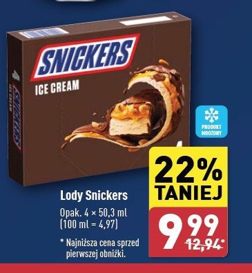 Baton lodowy Snickers promocja