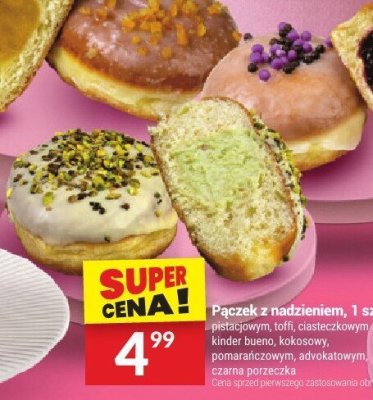 Pączek z nadzieniem, 1 szt. promocja w Twój Market
