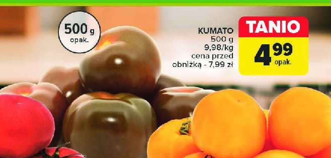 Pomidory kumato promocja