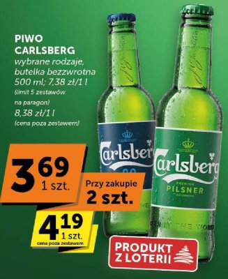 Piwo Carlsberg wybrane rodzaje promocja w Groszek