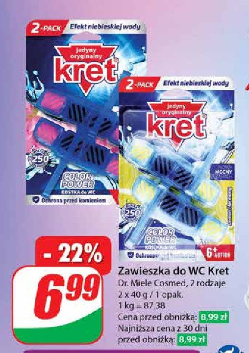 Zawieszka color power water lay Kret promocja