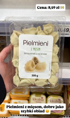 Pielmieni z mięsem 500g promocja w Dino