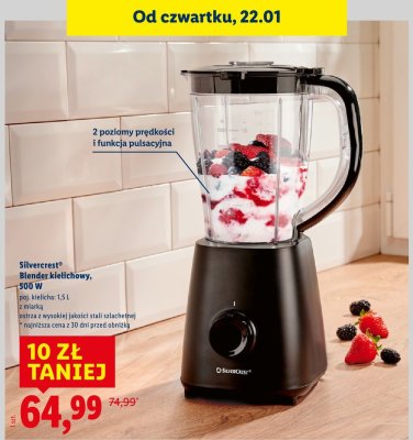 Blender kielichowy 500 W 1,5 L promocja w Lidl