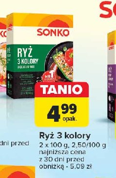 Ryż 3 kolorowy Sonko promocja