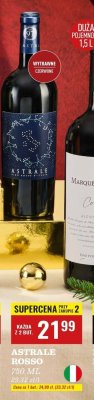 Wino Astrale Rosso promocja w Biedronka