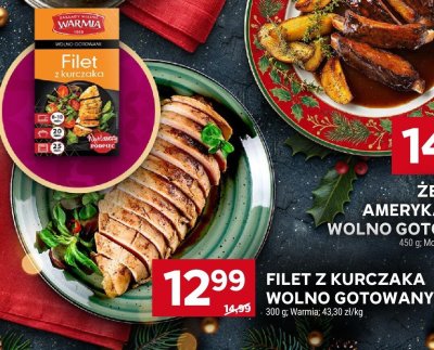 Filet z kurczaka wolno gotowany Warmia promocja w Stokrotka