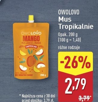 Mus mango Owolovo promocja