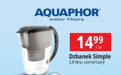 Dzbanek filtrujący simple 2.8 l szary Aquaphor promocja
